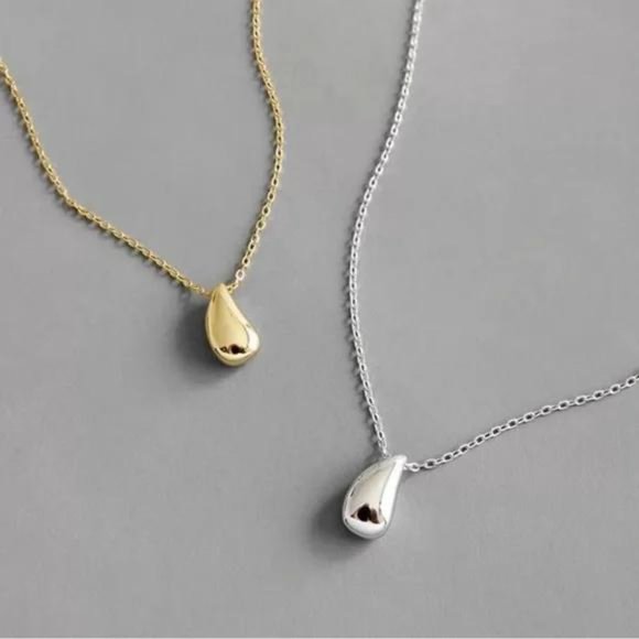 “18” NEW GOLD 925 STERLING SILVER NECKLACE, NICE NECKLACE, CUTE NECKLACE - Picture 2 of 3
